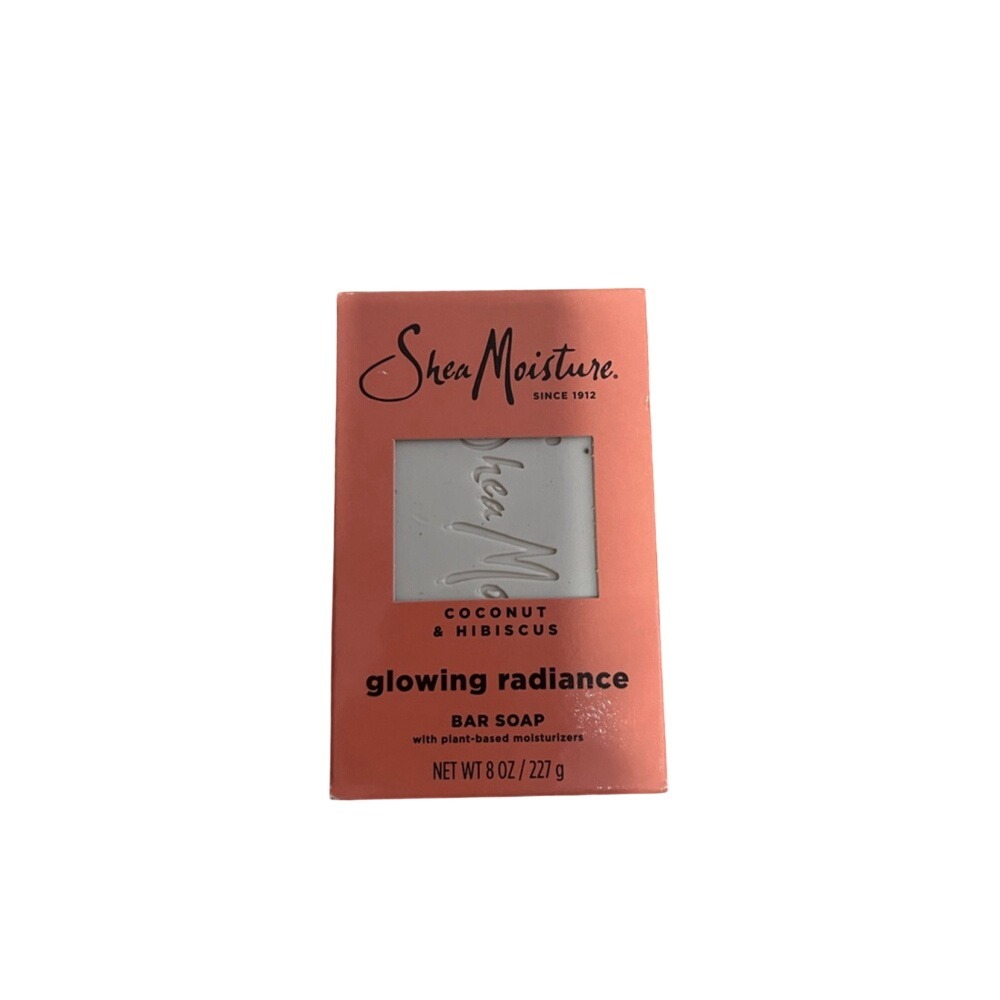Shea Moisture Coconut & Hibiscus Glowing Radiance Bar Soap 8 oz
